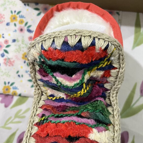 Mou Eskimo Mini Ethnic Print Ankle Boots - Picture 6 of 7